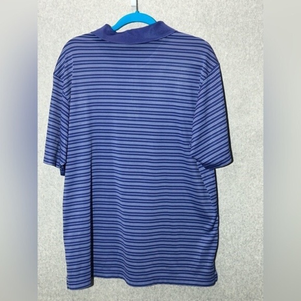 XLarge Adidas Purple Blue Polo Golf Shirt - Activewear &‎ Business Casual - Picture 7 of 8